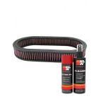 K&N Air Filter E-3515 + Aerosol Recharge Kit