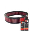 K&N Air Filter E-3698 + Aerosol Recharge Kit