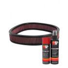 K&N Air Filter E-3735 + Aerosol Recharge Kit