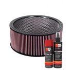 K&N Air Filter E-3770 + Aerosol Recharge Kit