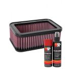 K&N Air Filter E-3952 + Aerosol Recharge Kit