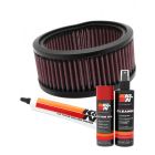 K&N Air Filter E-3971 + Aerosol Recharge Kit