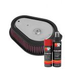K&N Air Filter E-3975 + Aerosol Recharge Kit