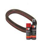 K&N Air Filter E-9172 + Aerosol Recharge Kit