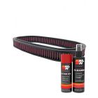 K&N Air Filter E-9178 + Aerosol Recharge Kit