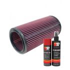 K&N Air Filter E-9235 + Aerosol Recharge Kit