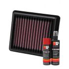 K&N Air Filter HA-0502 + Aerosol Recharge Kit