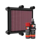 K&N Air Filter HA-1121 + Aerosol Recharge Kit