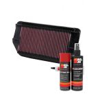 K&N Air Filter HA-1199 + Aerosol Recharge Kit