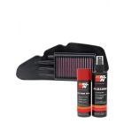 K&N Air Filter HA-1213 + Aerosol Recharge Kit