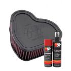 K&N Air Filter HA-1330 + Aerosol Recharge Kit