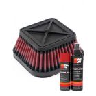 K&N Air Filter HA-1503 + Aerosol Recharge Kit