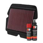 K&N Air Filter HA-1801 + Aerosol Recharge Kit