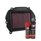 K&N Air Filter HA-2517 + Aerosol Recharge Kit