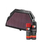K&N Air Filter HA-6001 + Aerosol Recharge Kit
