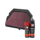 K&N Air Filter HA-6099 + Aerosol Recharge Kit