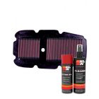 K&N Air Filter HA-6501 + Aerosol Recharge Kit