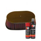 K&N Air Filter HA-6592 + Aerosol Recharge Kit