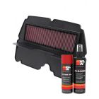 K&N Air Filter HA-9092-A + Aerosol Recharge Kit
