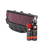 K&N Air Filter HA-9502 + Aerosol Recharge Kit