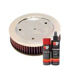 K&N Air Filter HD-0600 + Aerosol Recharge Kit