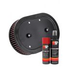 K&N Air Filter HD-0900 + Aerosol Recharge Kit