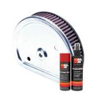 K&N Air Filter HD-1395 + Aerosol Recharge Kit