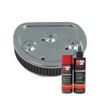 K&N Air Filter HD-1396 + Aerosol Recharge Kit