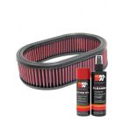 K&N Air Filter HD-2075 + Aerosol Recharge Kit
