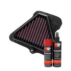 K&N Air Filter KA-1011R + Aerosol Recharge Kit
