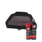 K&N Air Filter KA-1016R + Aerosol Recharge Kit