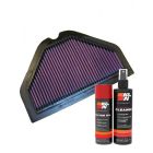 K&N Air Filter KA-1093 + Aerosol Recharge Kit
