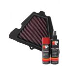 K&N Air Filter KA-1111 + Aerosol Recharge Kit