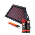 K&N Air Filter KA-1406 + Aerosol Recharge Kit