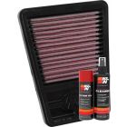K&N Air Filter KA-2414 + Aerosol Recharge Kit