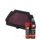 K&N Air Filter KA-6009 + Aerosol Recharge Kit