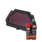 K&N Air Filter KA-6009R + Aerosol Recharge Kit