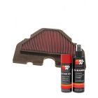 K&N Air Filter KA-6093 + Aerosol Recharge Kit