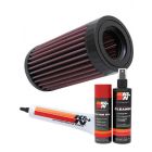 K&N Air Filter KA-6201 + Aerosol Recharge Kit