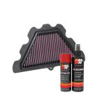 K&N Air Filter KA-9018 + Aerosol Recharge Kit