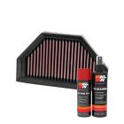 K&N Air Filter KT-1108 + Aerosol Recharge Kit