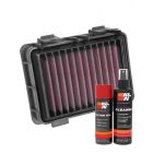 K&N Air Filter KT-1217 + Aerosol Recharge Kit
