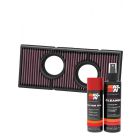 K&N Air Filter KT-9907 + Aerosol Recharge Kit