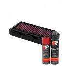 K&N Air Filter PL-1720 + Aerosol Recharge Kit