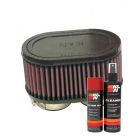K&N Air Filter R-0990 + Aerosol Recharge Kit