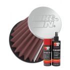 K&N Air Filter RC-1250 + Aerosol Recharge Kit