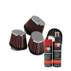 K&N Air Filter RC-1824 + Aerosol Recharge Kit