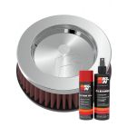 K&N Air Filter RC-2440 + Aerosol Recharge Kit