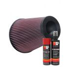 K&N Air Filter RC-50460 + Aerosol Recharge Kit