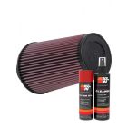 K&N Air Filter RE-0810 + Aerosol Recharge Kit